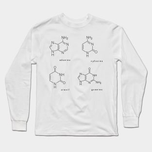 Hand Drawn RNA Ribonucleic Acid Pack Long Sleeve T-Shirt